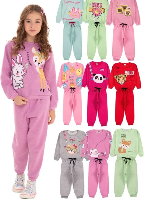 Moletom Conjunto De Tiktok Kit Conjunto Moletom Feminino Sortido