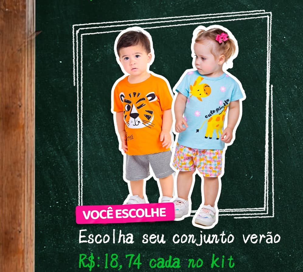 Escolha seu conjunto verão